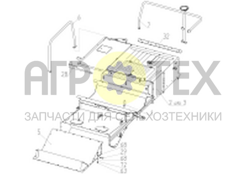 Чертеж Крыша (101.30.01.000Ф)